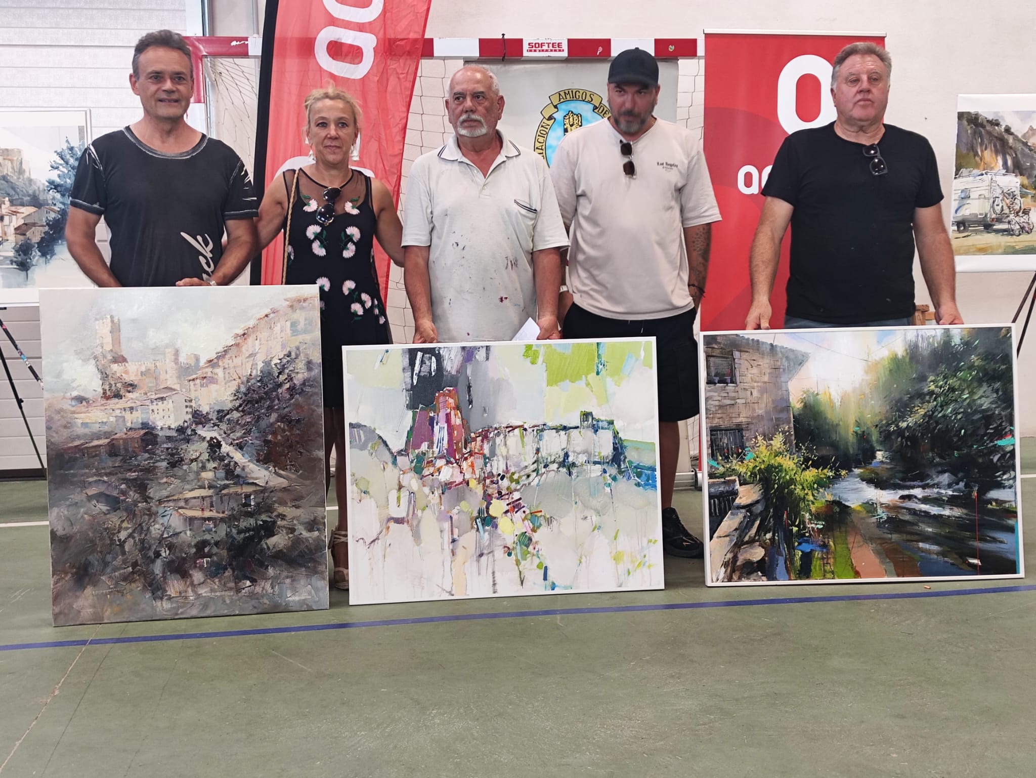 Frías volvió a convertirse en un gran lienzo al aire libre con la celebración del XXXIX Concurso Nacional de Pintura