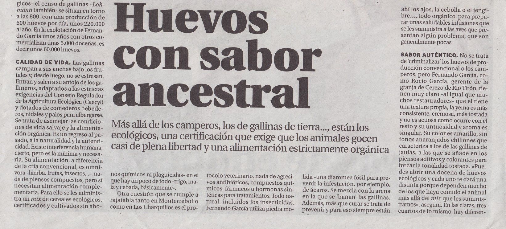 Fernando García y su empresa avícola en Quintanaseca, Frías
