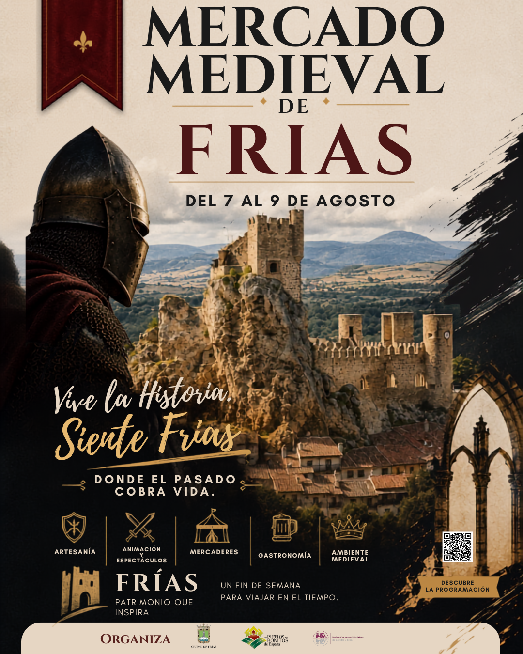 El Mercado Medieval de Frías vuelve del 7 al 9 de agosto para hacer viajar la ciudad ocho siglos atrás