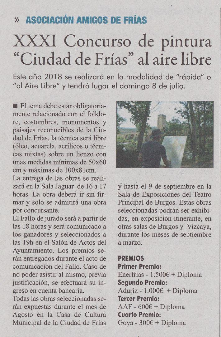 Noticias del Crónica de las Merindades. Julio 2018