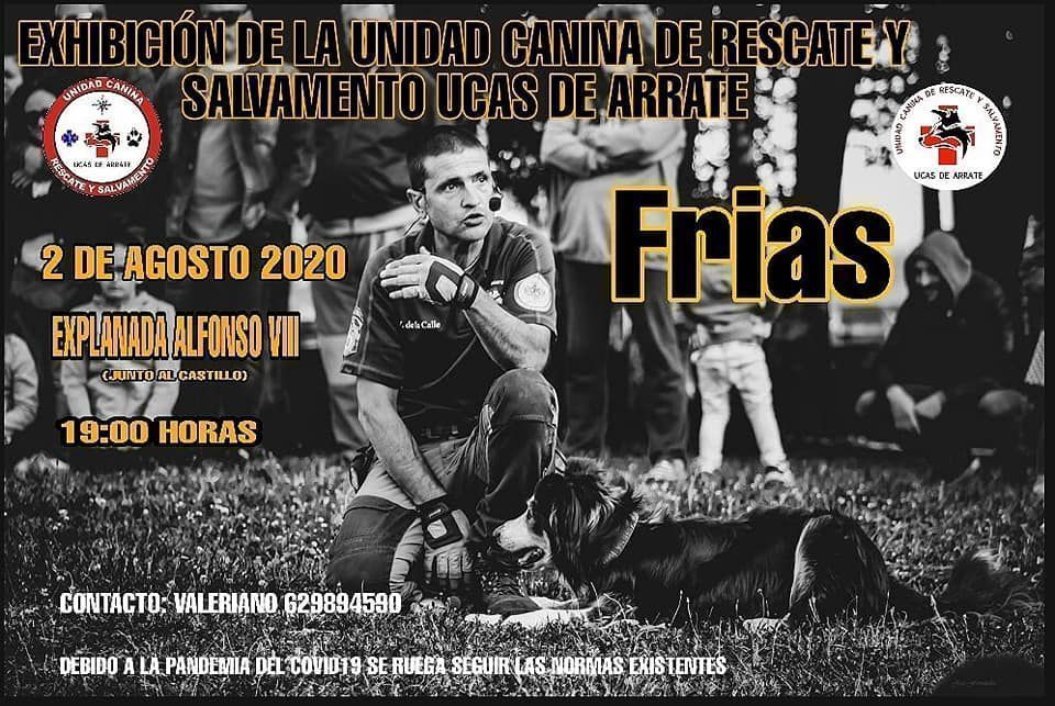 Exhibición unidad canina de rescate