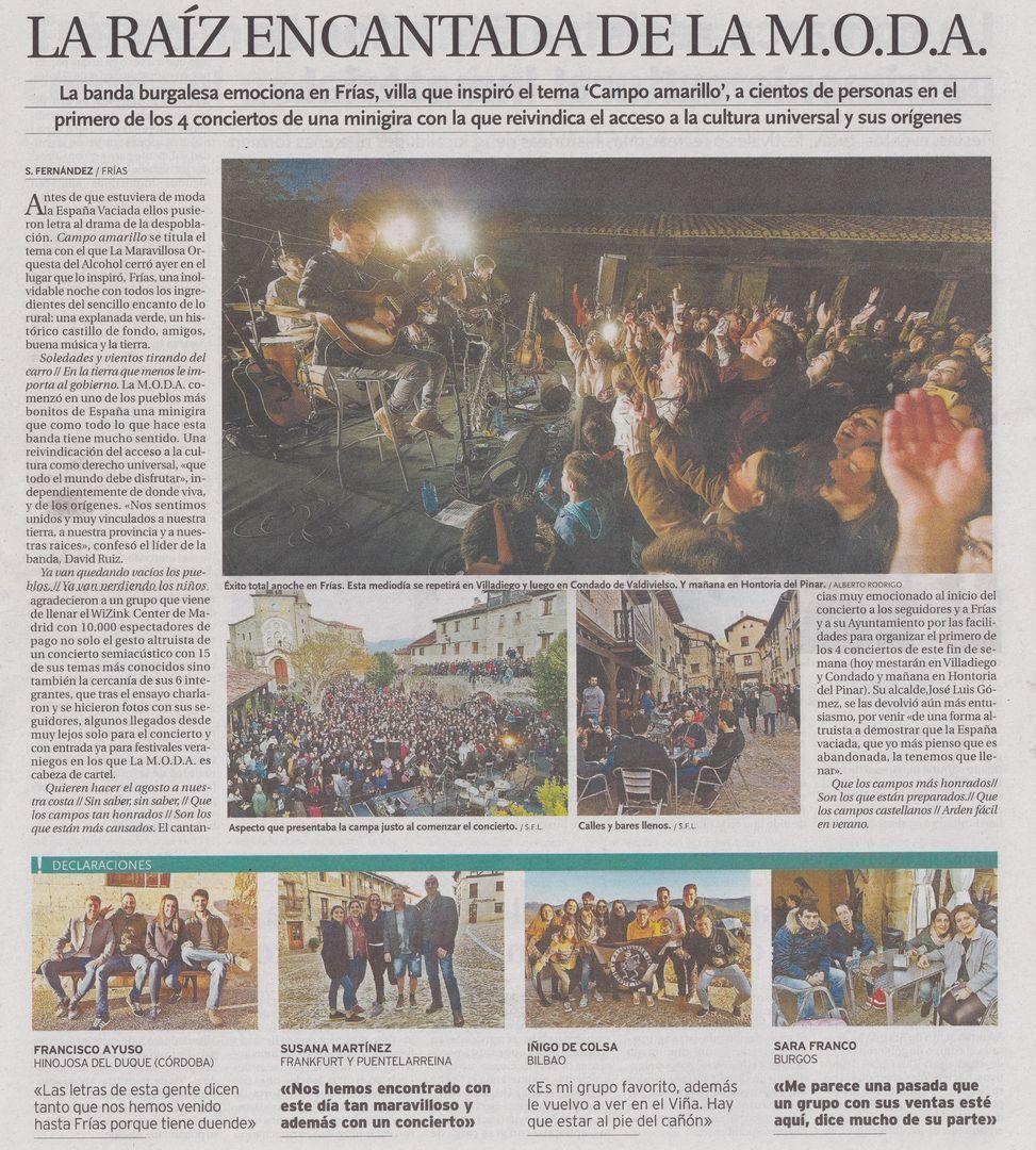 Frías se rinde a La M.O.D.A.