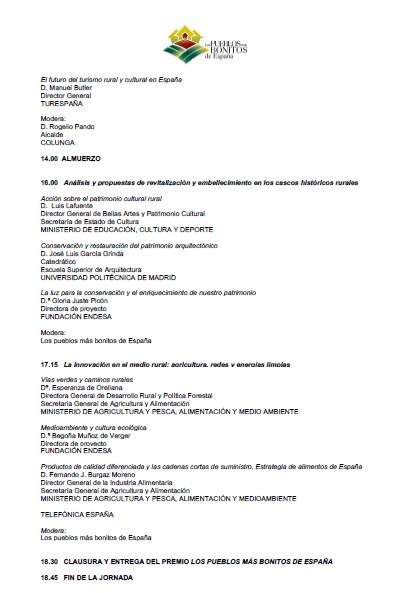 I Jornada de los Pueblos más Bonitos de España en el Senado